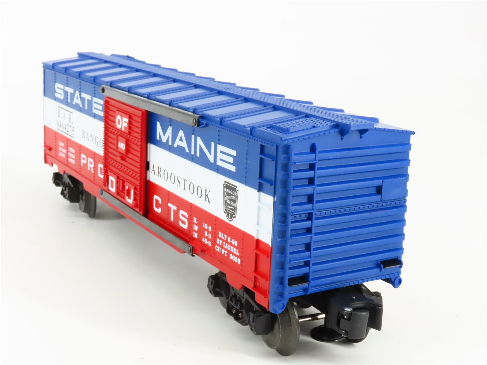 O Scale Lionel 6-19285 B.A.R. Bangor & Aroostook Box Car 6464275 RTR