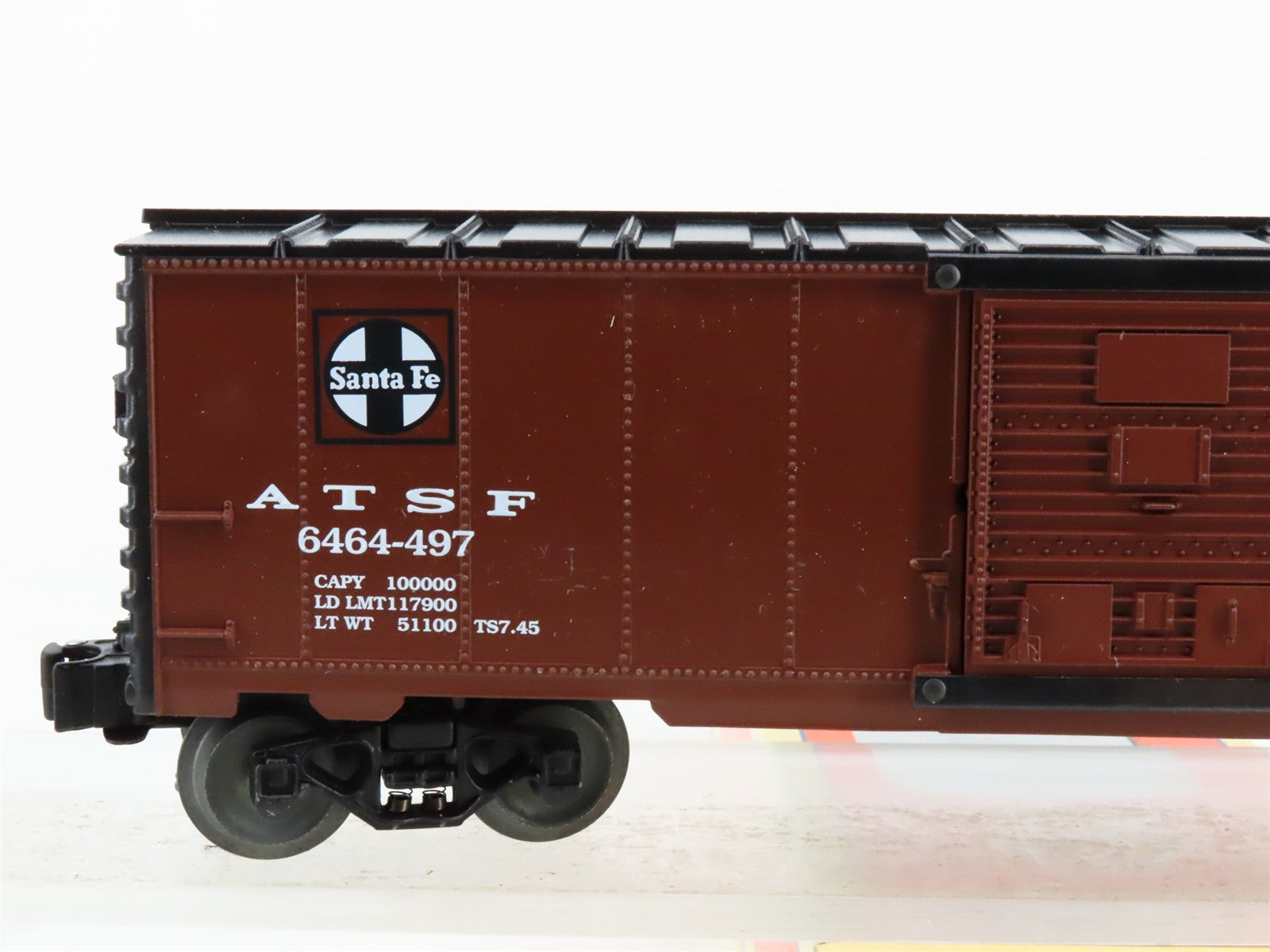O Scale Lionel 6-29202 ATSF Santa Fe 40' Box Car 6464-497 RTR