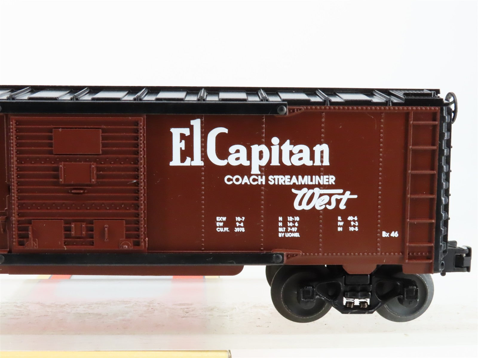 O Scale Lionel 6-29202 ATSF Santa Fe 40' Box Car 6464-497 RTR