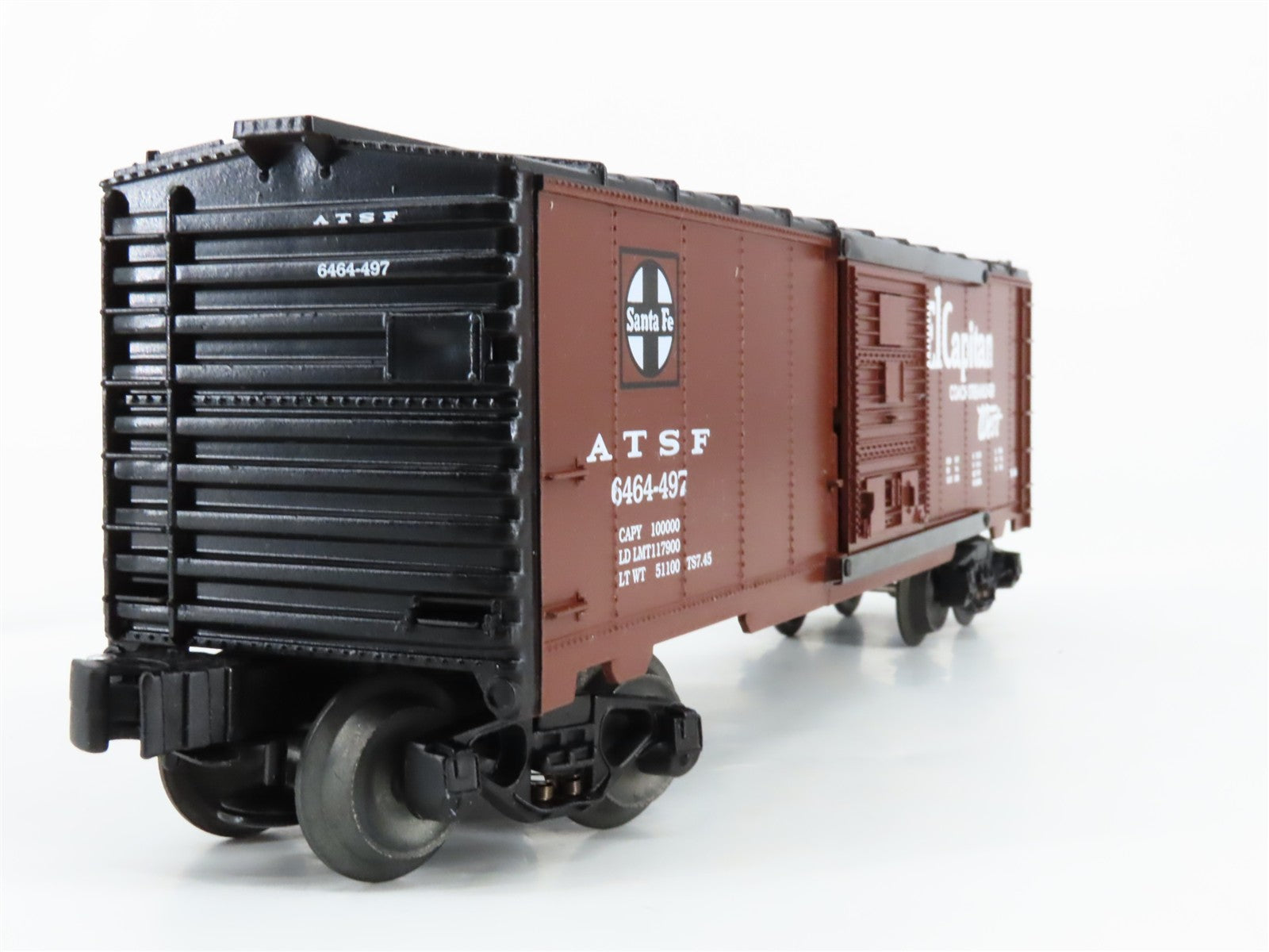 O Scale Lionel 6-29202 ATSF Santa Fe 40' Box Car 6464-497 RTR