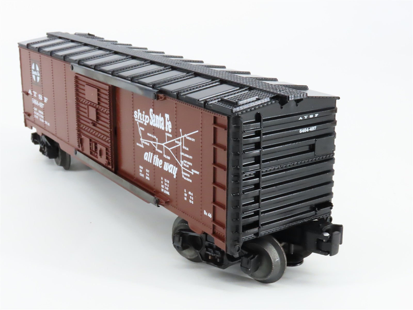 O Scale Lionel 6-29202 ATSF Santa Fe 40' Box Car 6464-497 RTR