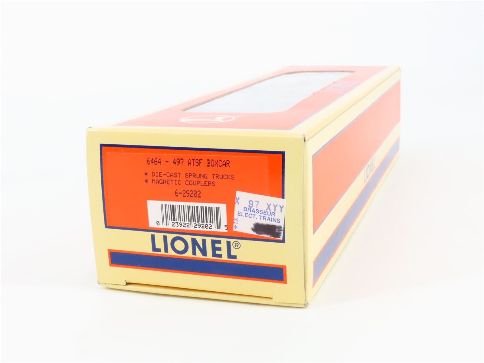 O Scale Lionel 6-29202 ATSF Santa Fe 40' Box Car 6464-497 RTR