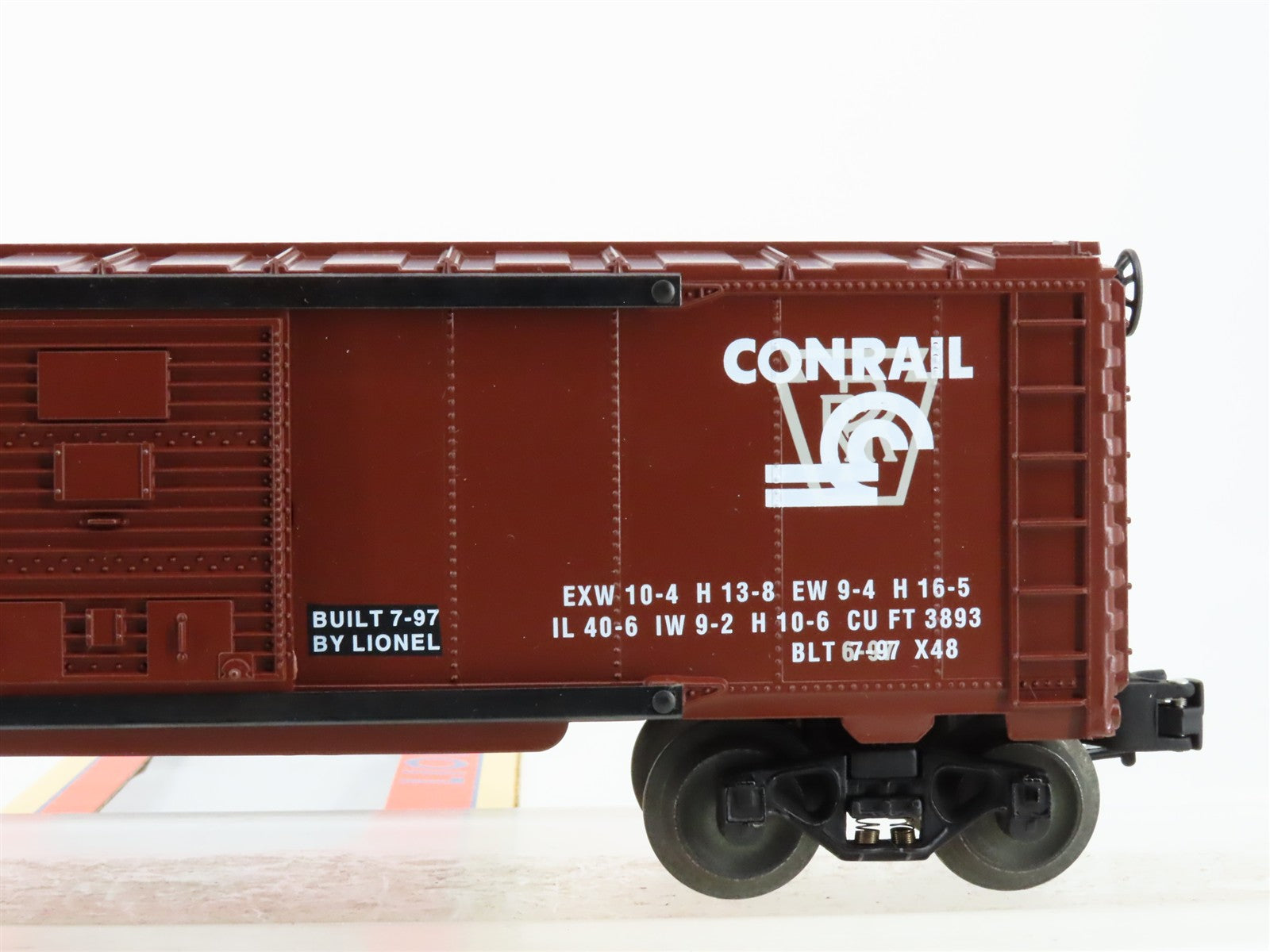 O Scale Lionel 6-19288 Pennsylvania 40' Over-Stamp Box Car 6464-200X RTR