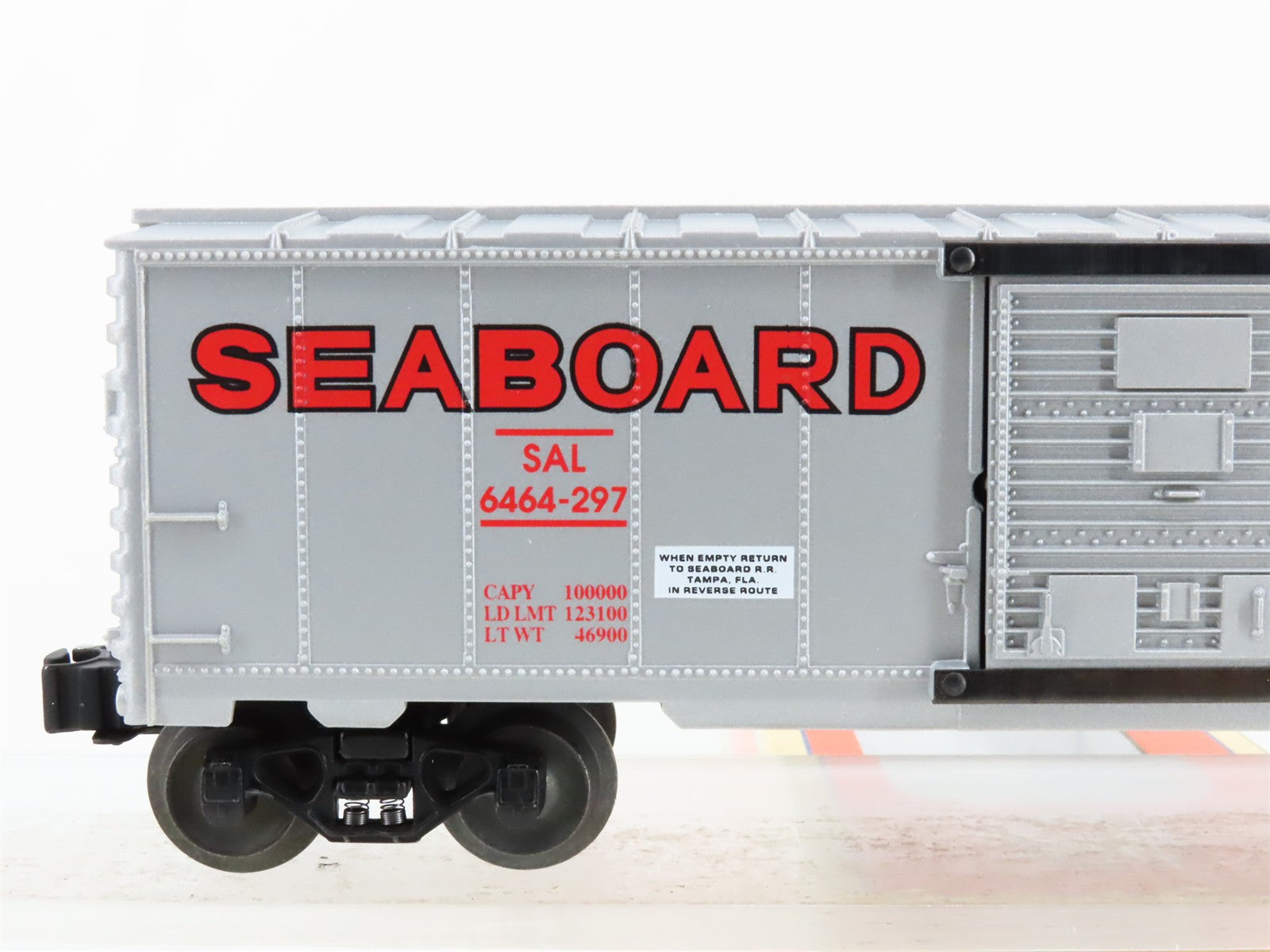 O Scale Lionel 6-19290 SAL Seaboard 40' Box Car 6464-297 RTR