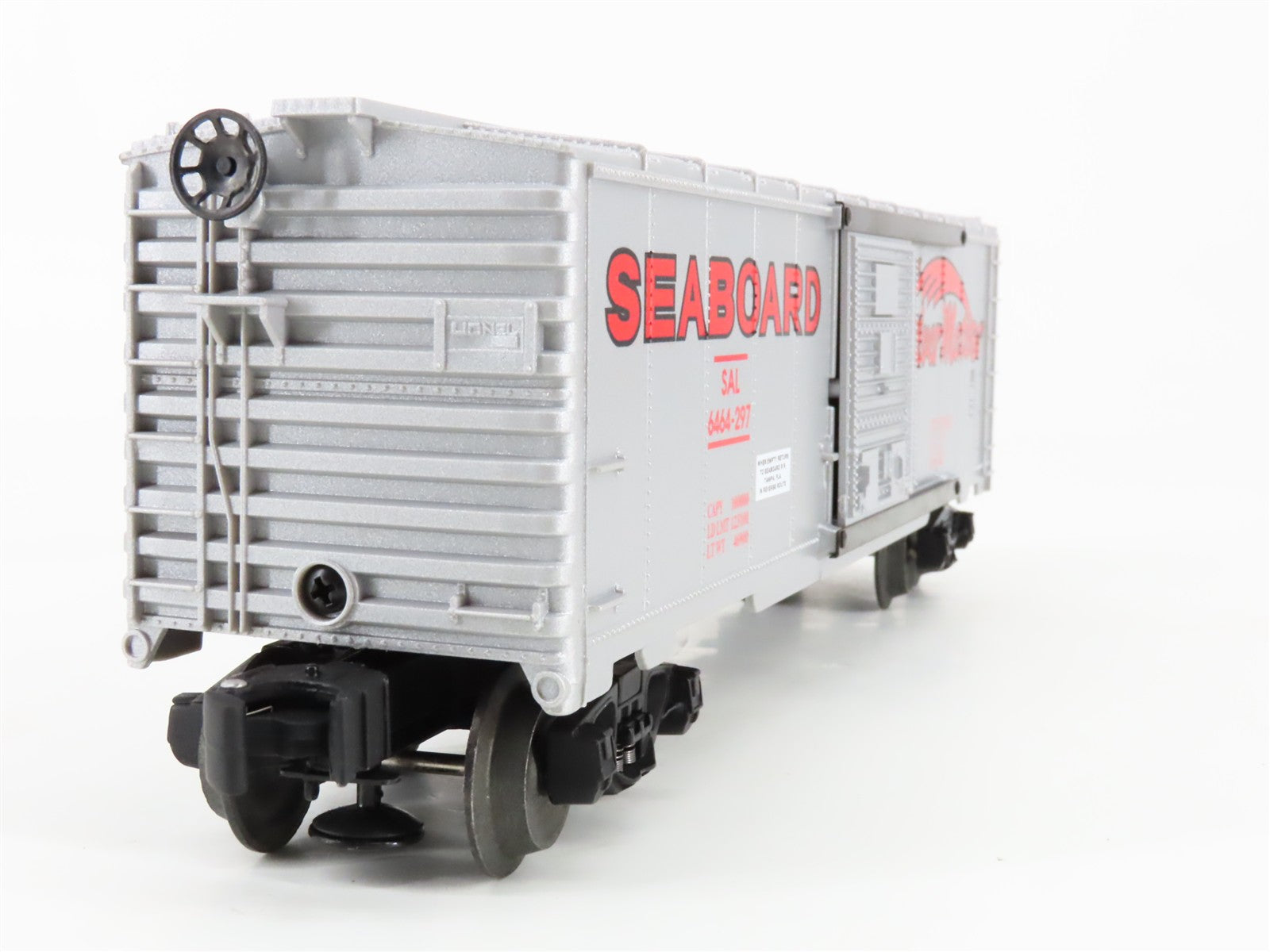 O Scale Lionel 6-19290 SAL Seaboard 40' Box Car 6464-297 RTR