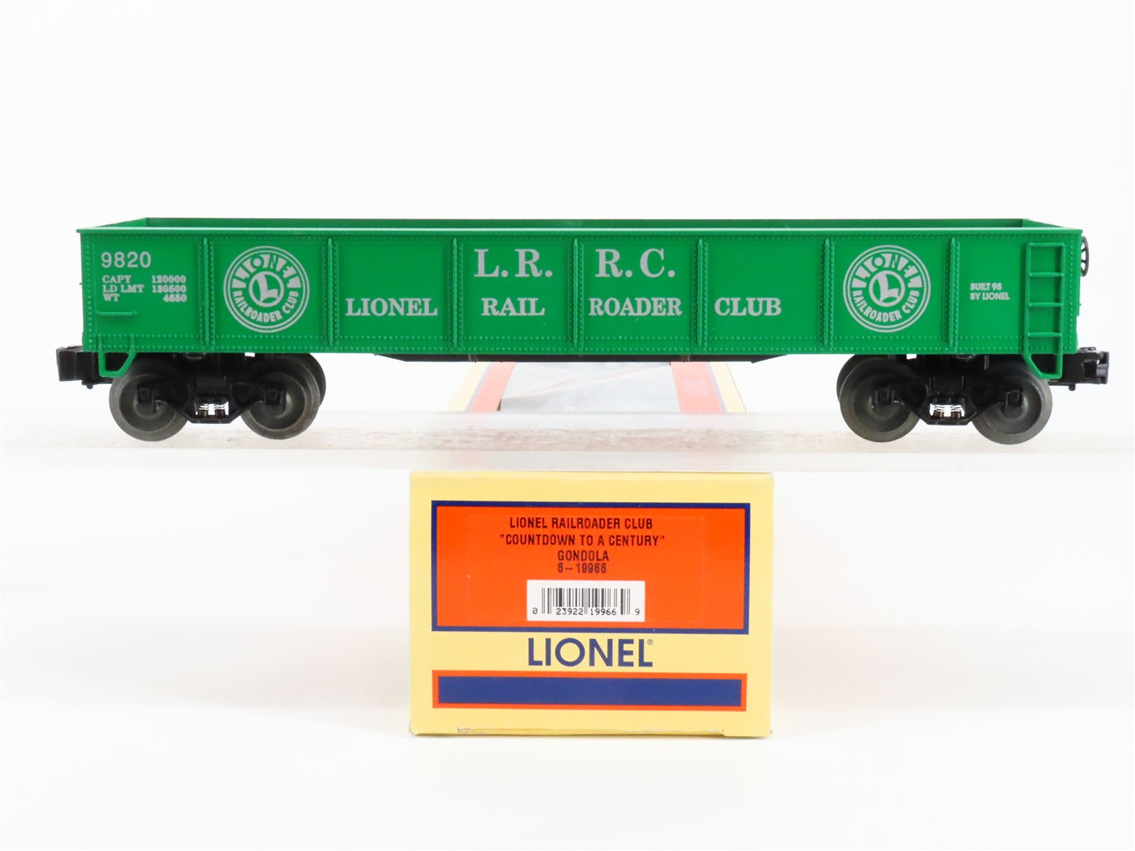 O Scale Lionel 6-19966 LRRC Lionel Railroader Club Gondola 9820 RTR