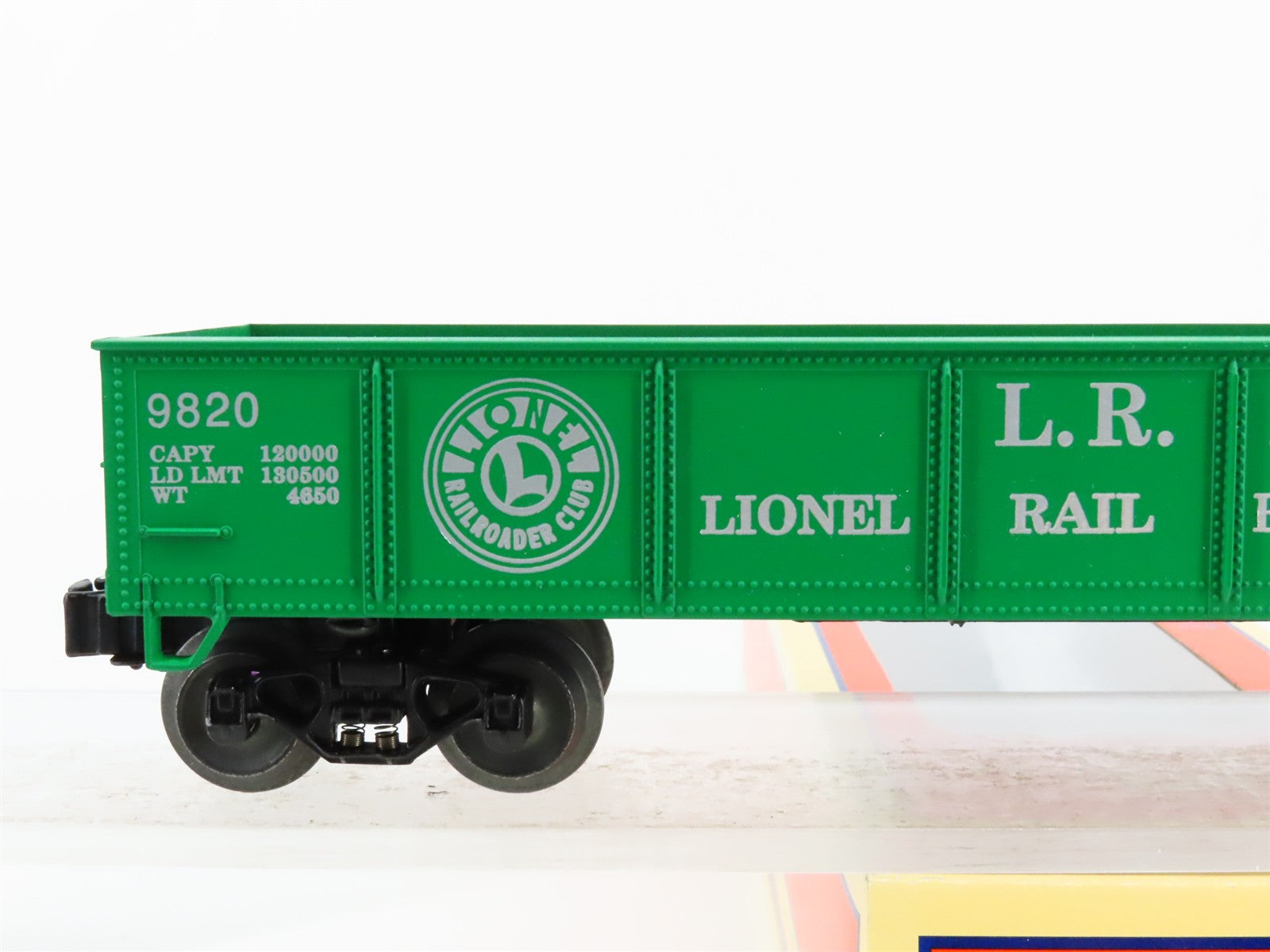 O Scale Lionel 6-19966 LRRC Lionel Railroader Club Gondola 9820 RTR