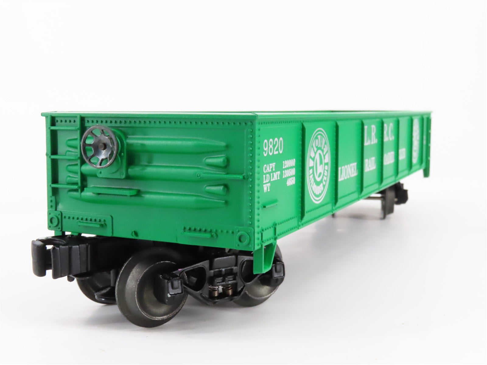 O Scale Lionel 6-19966 LRRC Lionel Railroader Club Gondola 9820 RTR