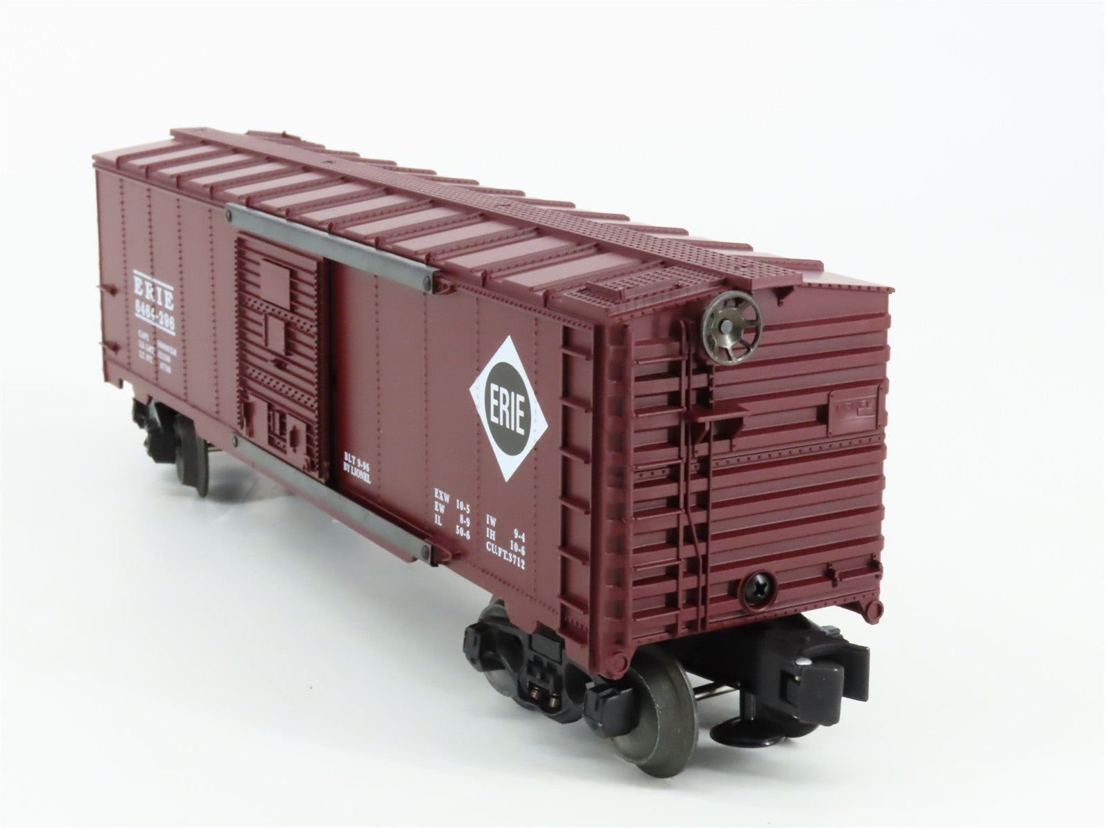 O Scale Lionel 6-19283 Erie Railroad Box Car 6464-296 RTR
