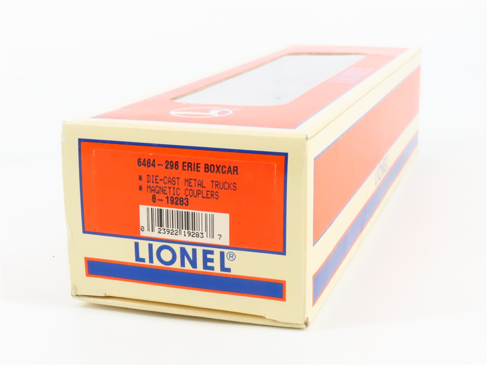 O Scale Lionel 6-19283 Erie Railroad Box Car 6464-296 RTR