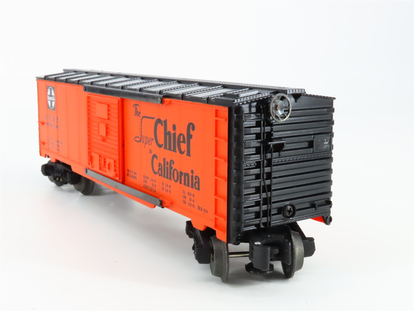 O Scale Lionel 6-19282 ATSF Santa Fe Box Car 6464-196 RTR