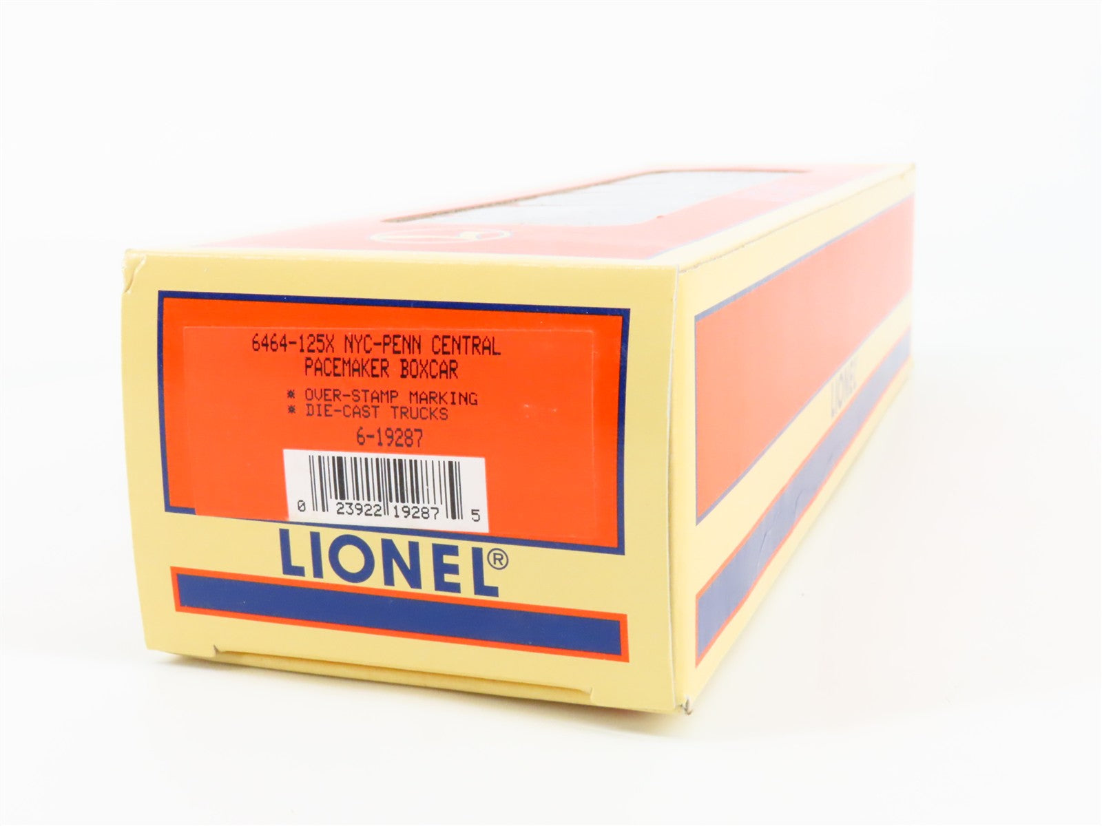 O Scale Lionel 6-19287 PC Penn Central Box Car 6464-125X RTR