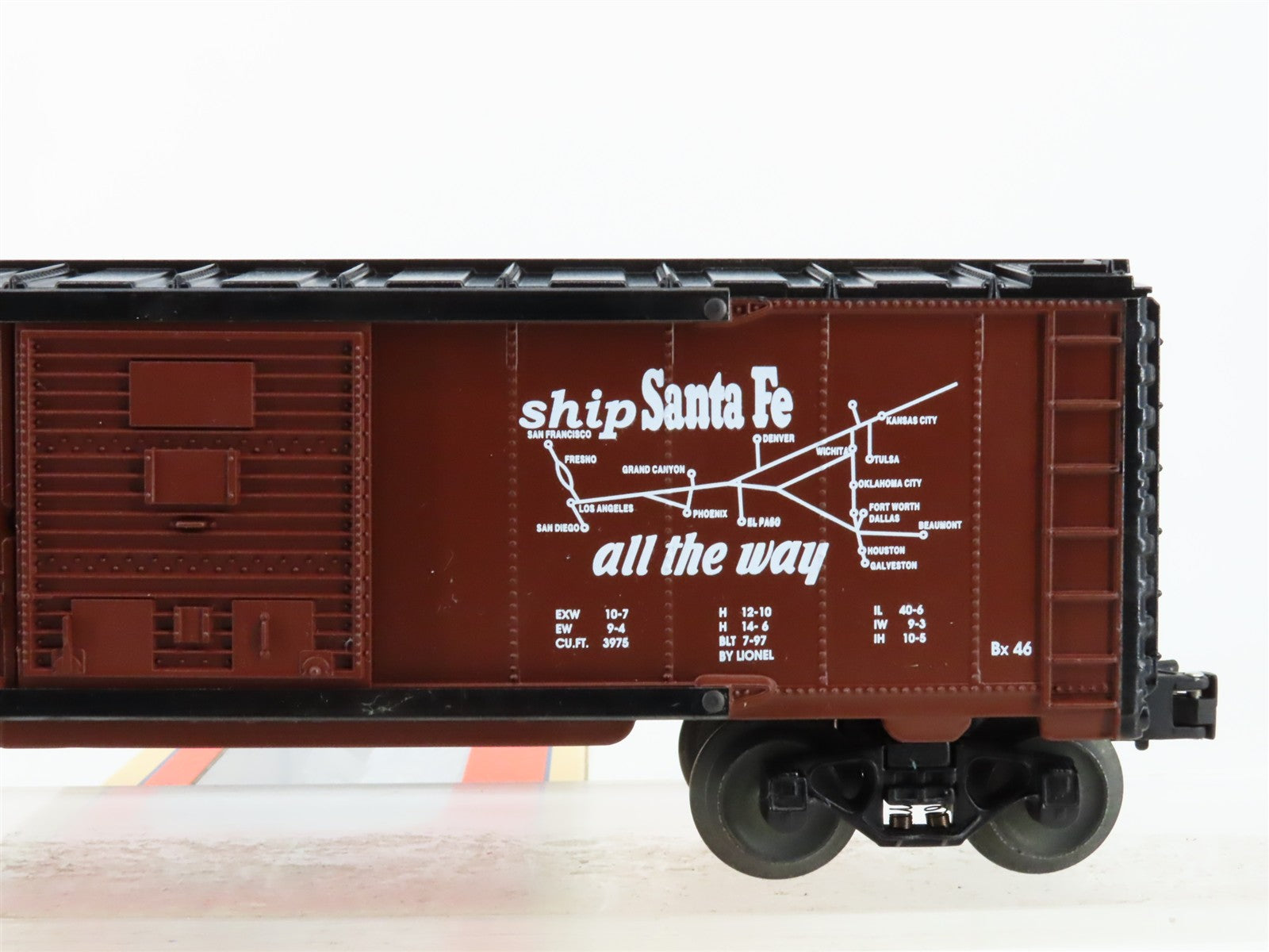 O Scale Lionel 6-29202 ATSF Santa Fe Box Car 6464-497 RTR