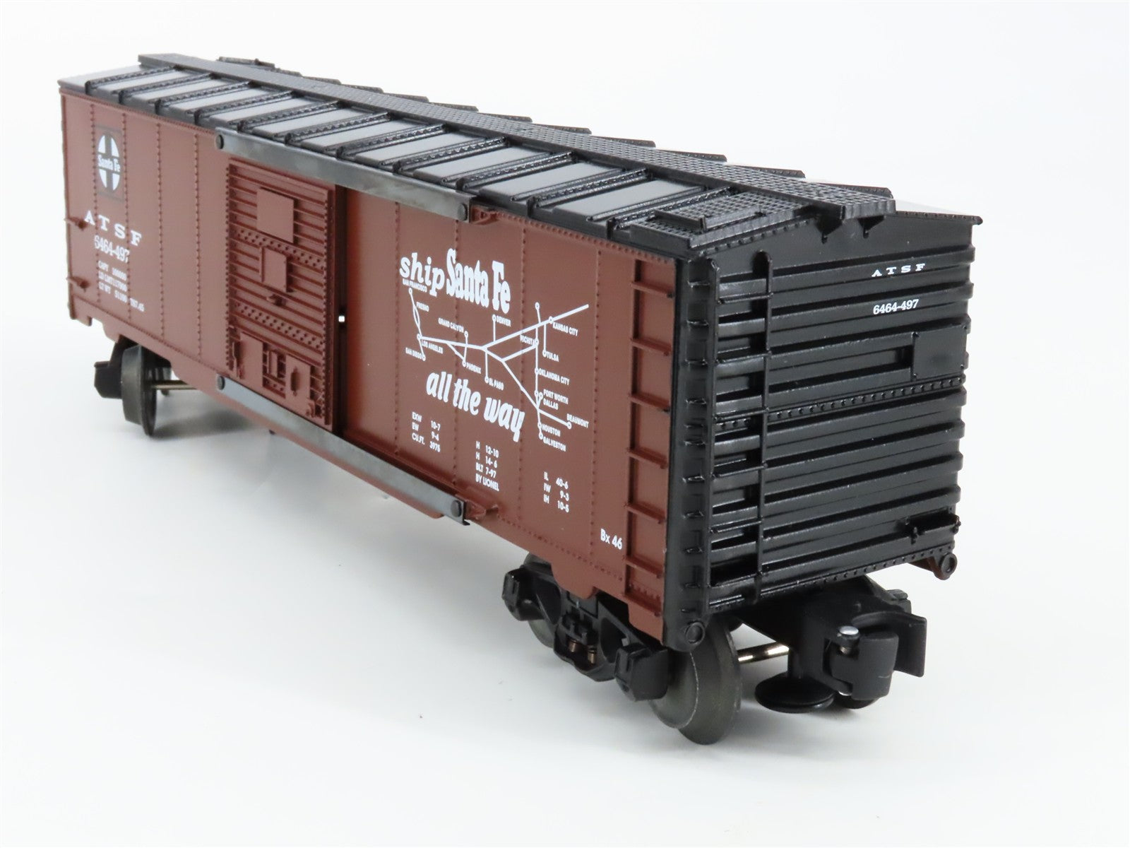 O Scale Lionel 6-29202 ATSF Santa Fe Box Car 6464-497 RTR