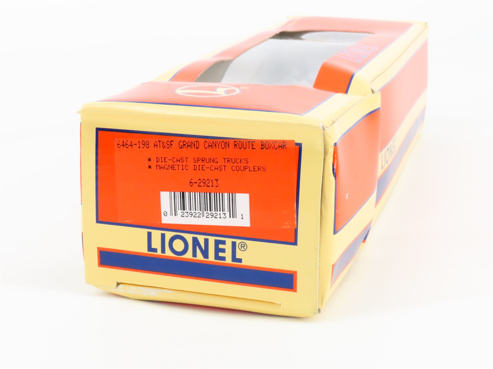 O Scale Lionel 6-29213 ATSF Santa Fe 40' Box Car 6464-198 RTR