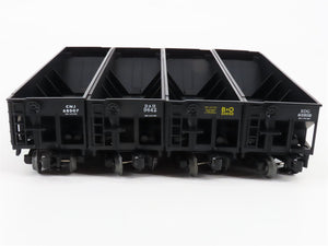O Gauge 3-Rail Lionel 6-26937 CNJ/D&H/RDG/B&O Die-Cast 4-Bay Hopper 4-Car Pack