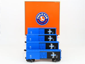 O Gauge 3-Rail Lionel 6-21761 BC 6565 B&M Boston & Maine Boxcar 4-Car Pack