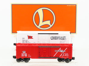 O Gauge 3-Rail Lionel 6-29281 6464 CNJ/LV Overstamped Conrail Boxcar 2-Pack