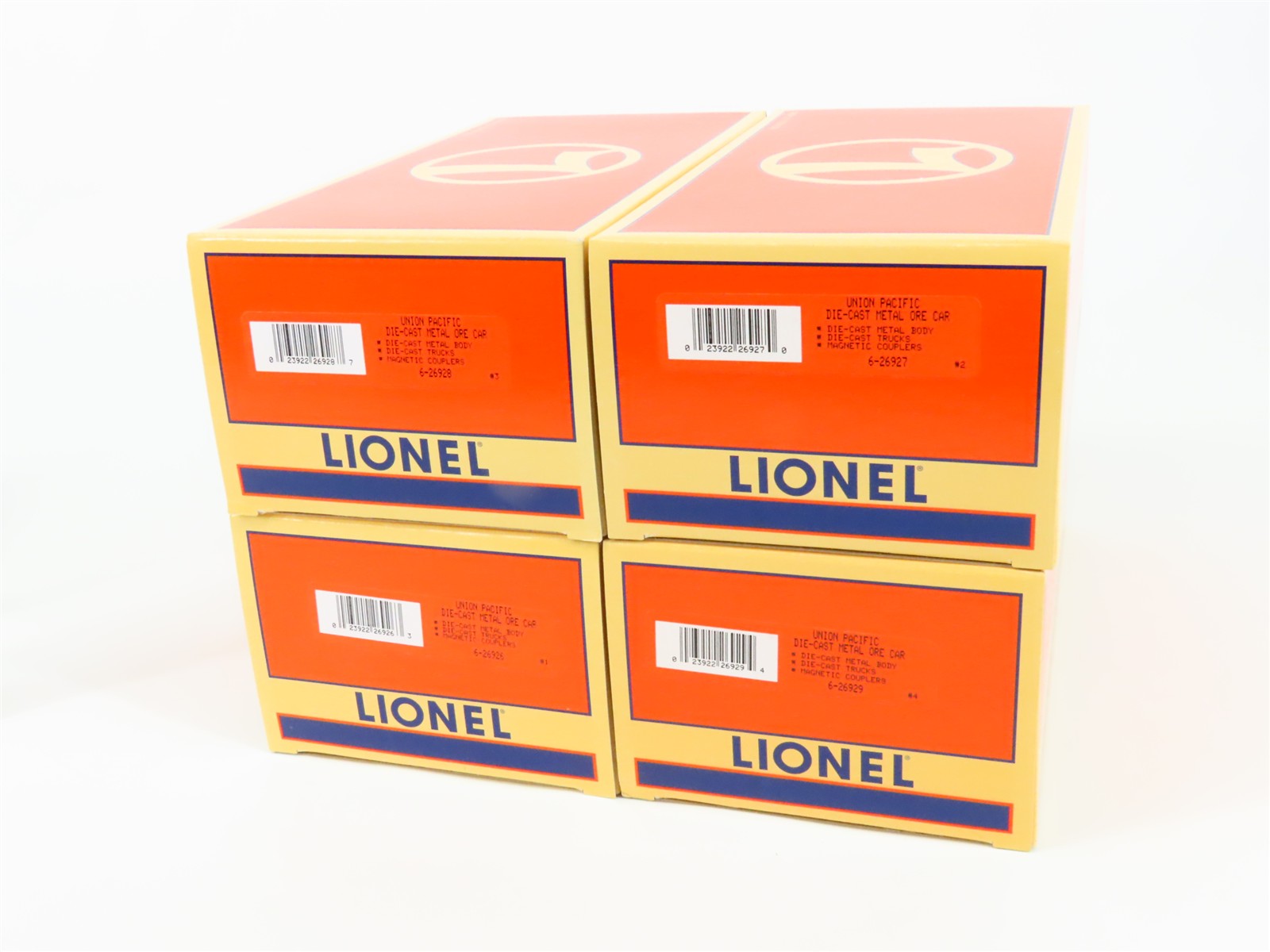 O Scale Lionel 71-8516-100 UP Union Pacific Ore/Coal Wagon 4-Pack RTR