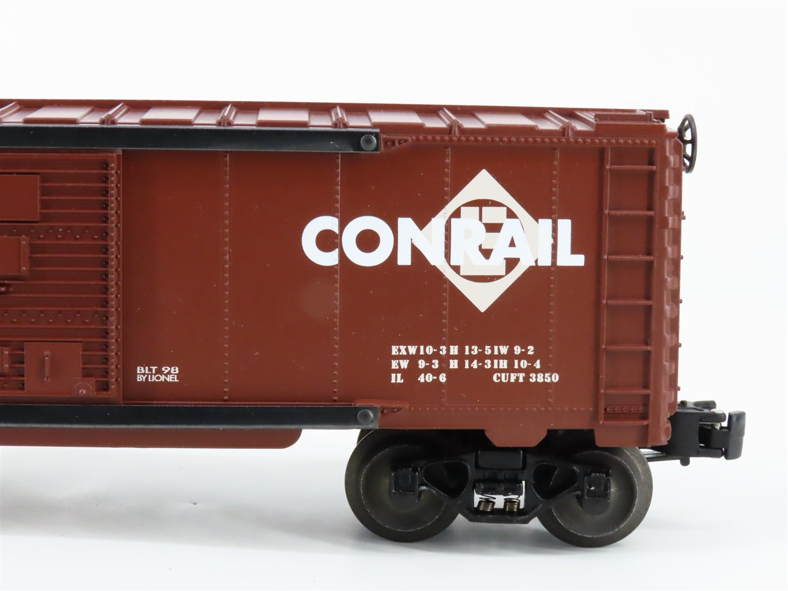 O Scale Lionel 6-21756 Overstamped CR/PC 40' Box Car 2-Pack RTR