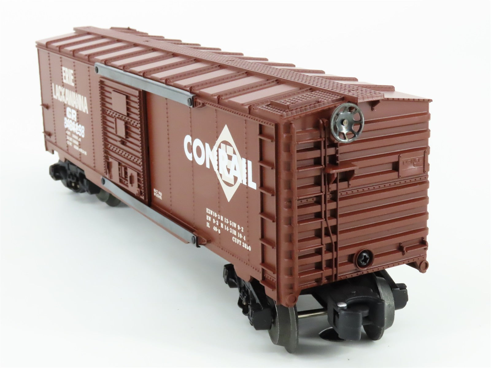 O Scale Lionel 6-21756 Overstamped CR/PC 40' Box Car 2-Pack RTR