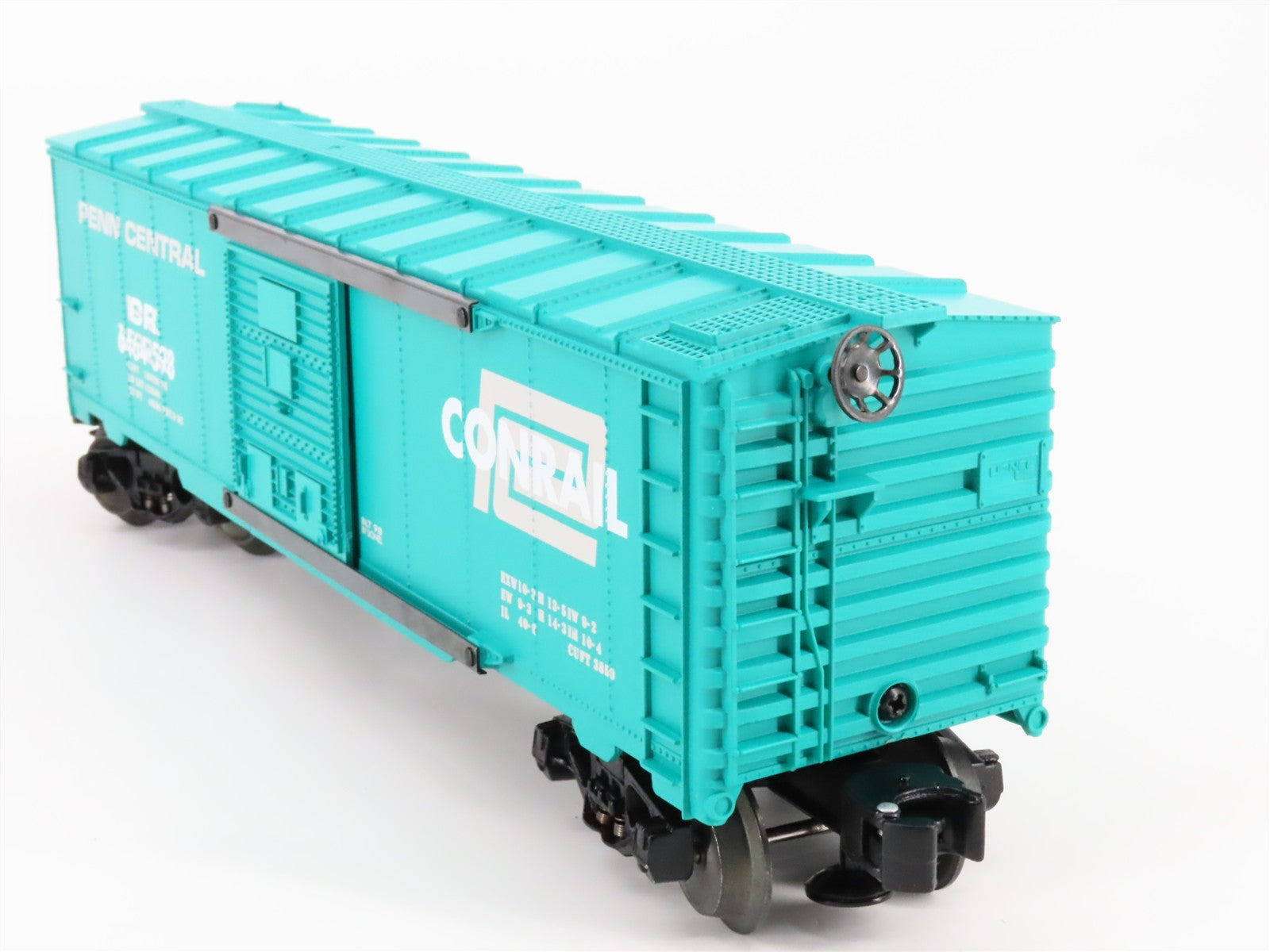 O Scale Lionel 6-21756 Overstamped CR/PC 40' Box Car 2-Pack RTR