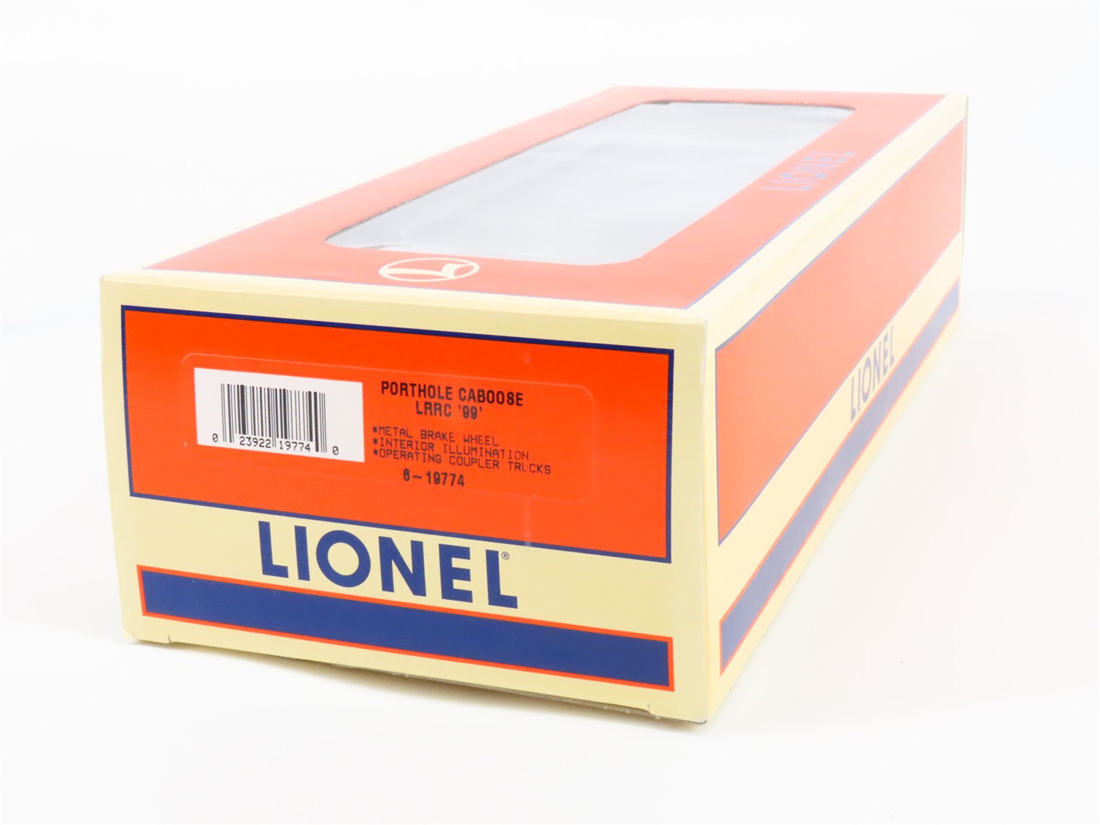 O Scale Lionel 6-19774 Lionel Railroader Club Porthole Caboose Lighted 1999 RTR