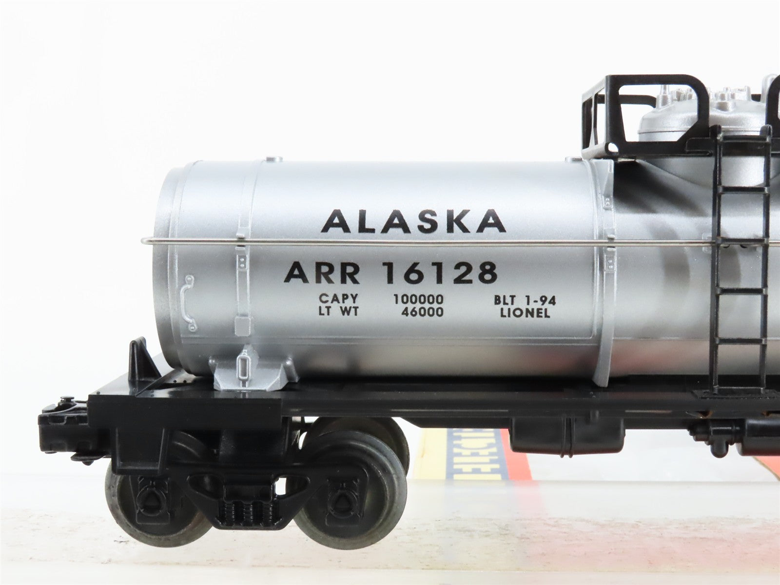 O Scale Lionel 6-16128 ARR Alaska Railroad Tank Car 16128 RTR
