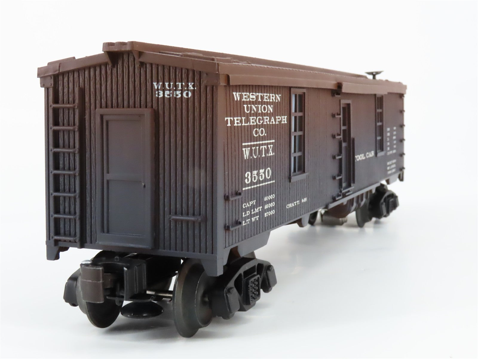 O Scale Lionel 6-19992 WUTX Western Union Telegraph Co. 40' Box Car Lighted RTR