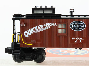 O Scale Lionel 6-17637 P&E New York Central Wood-Sheathed Caboose Lighted 21 RTR