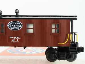 O Scale Lionel 6-17637 P&E New York Central Wood-Sheathed Caboose Lighted 21 RTR