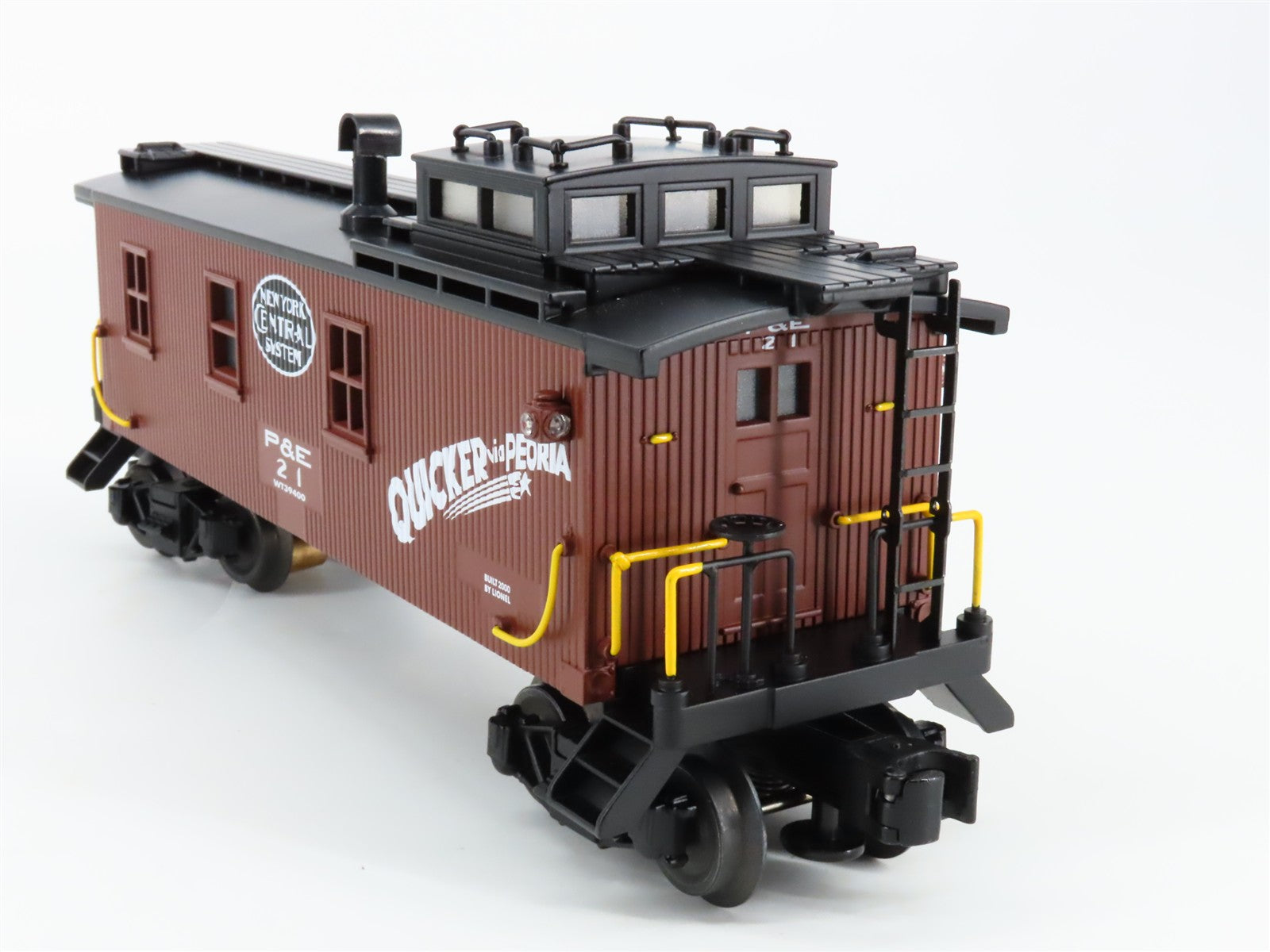 O Scale Lionel 6-17637 P&E New York Central Wood-Sheathed Caboose Lighted 21 RTR