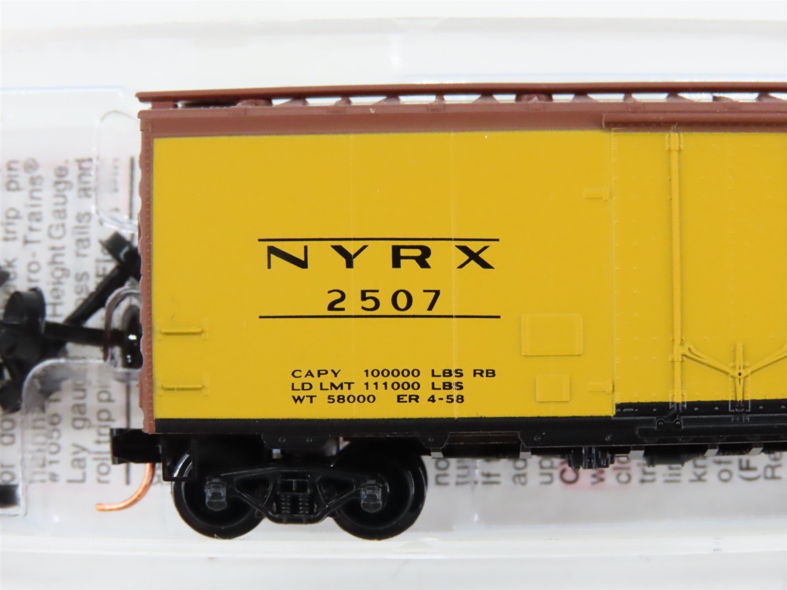 N Micro-Trains MTL 21440 NYRX New York Central Early Bird Mechanical Reefer 2507