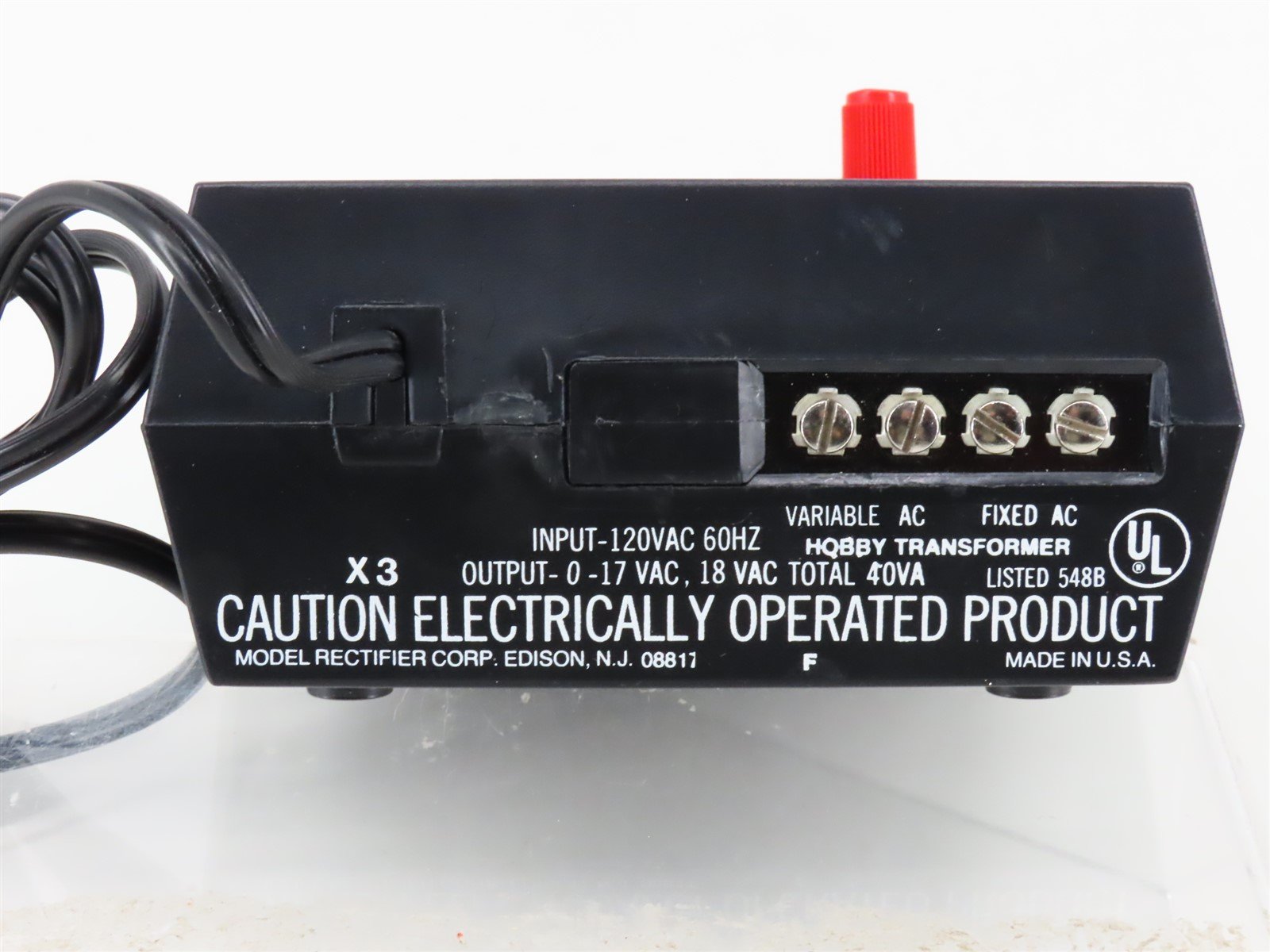 MRC AH100 Tech II Trainpower O27 Solid State AC Transformer/Controller