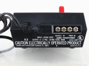 MRC AH100 Tech II Trainpower O27 Solid State AC Transformer/Controller