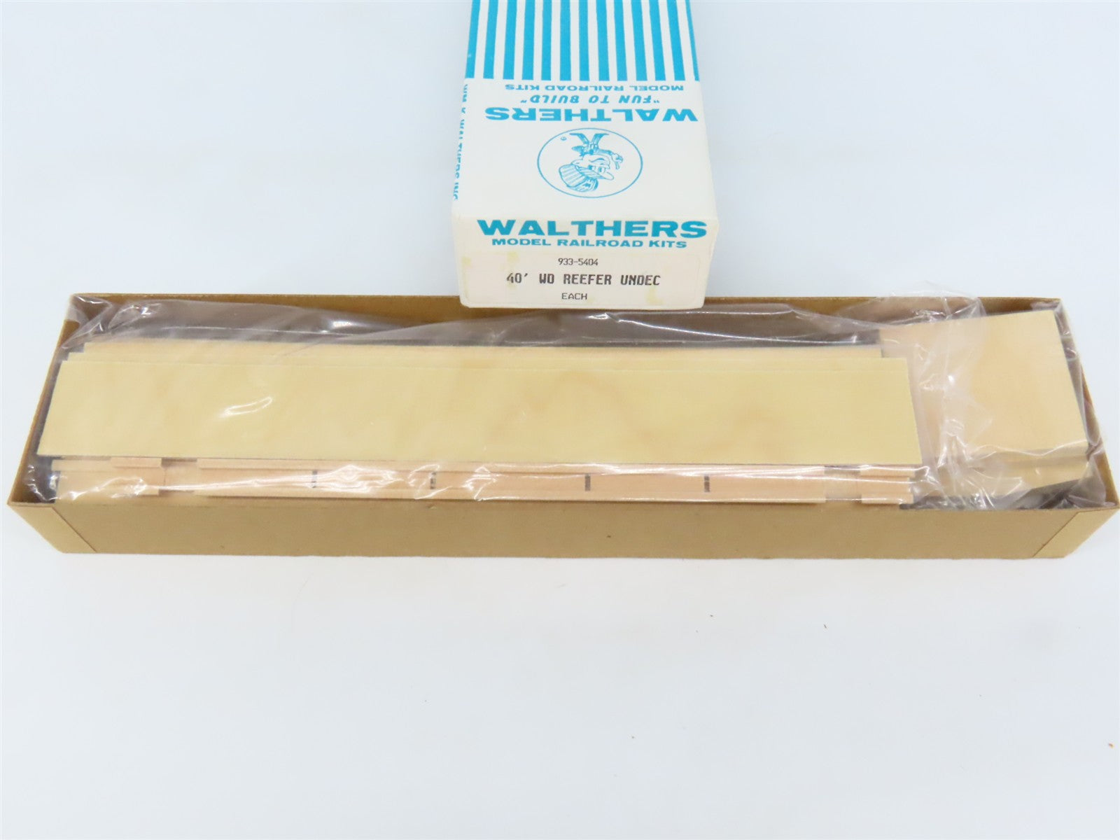 O Scale 2-Rail Walthers Kit 933-5404 Undecorated 40' Wood Reefer