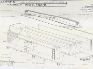 O Scale 2-Rail Walthers Kit 933-5404 Undecorated 40' Wood Reefer