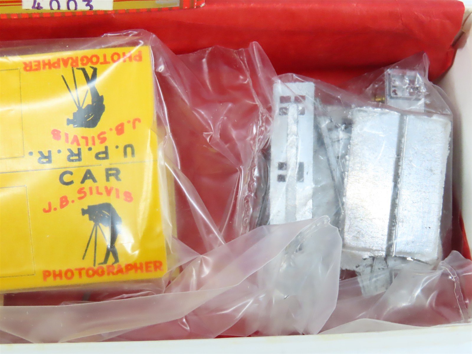 HO Scale REDBALL Kit 114 UPRR J.B. Silvas Photograph Passenger Car
