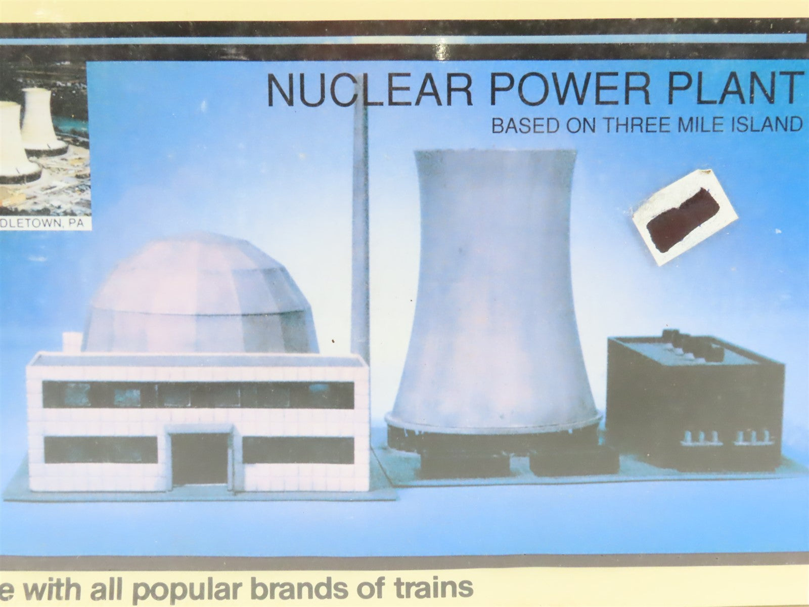 N Scale Con-Cor 680 Nuclear Power Plant Building Kit SEALED
