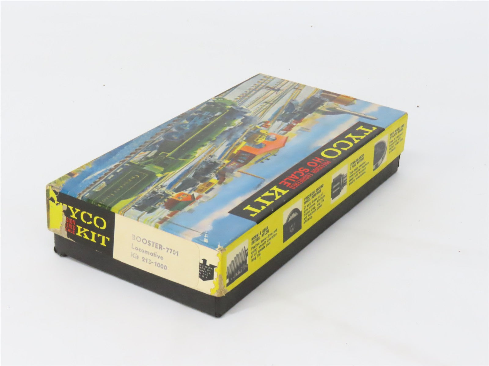 HO Scale Tyco 213-1000 Undecorated Booster 7701 Steam Locomotive Kit