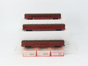 HO IHC 48171 & 48175 N&W Norfolk & Western Coach & RPO Passenger 3-Car Set