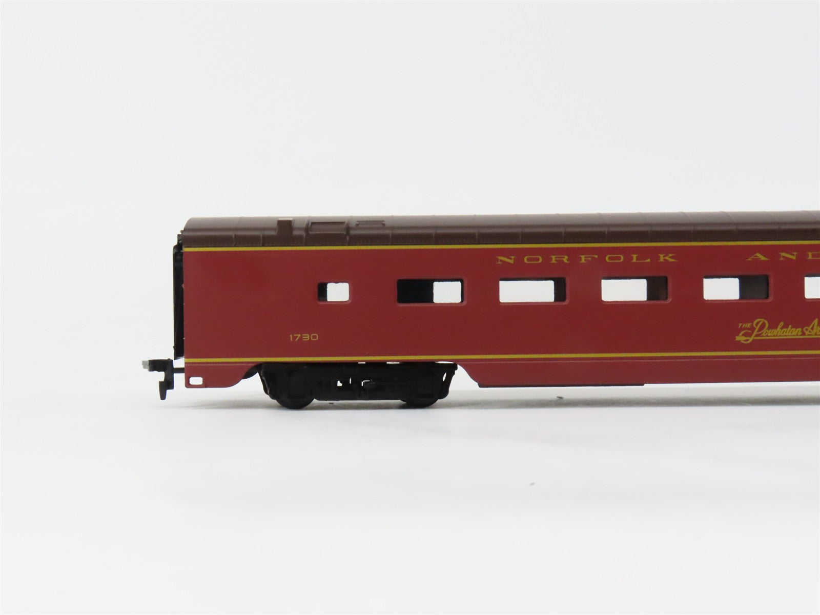 HO IHC 48171 & 48175 N&W Norfolk & Western Coach & RPO Passenger 3-Car Set