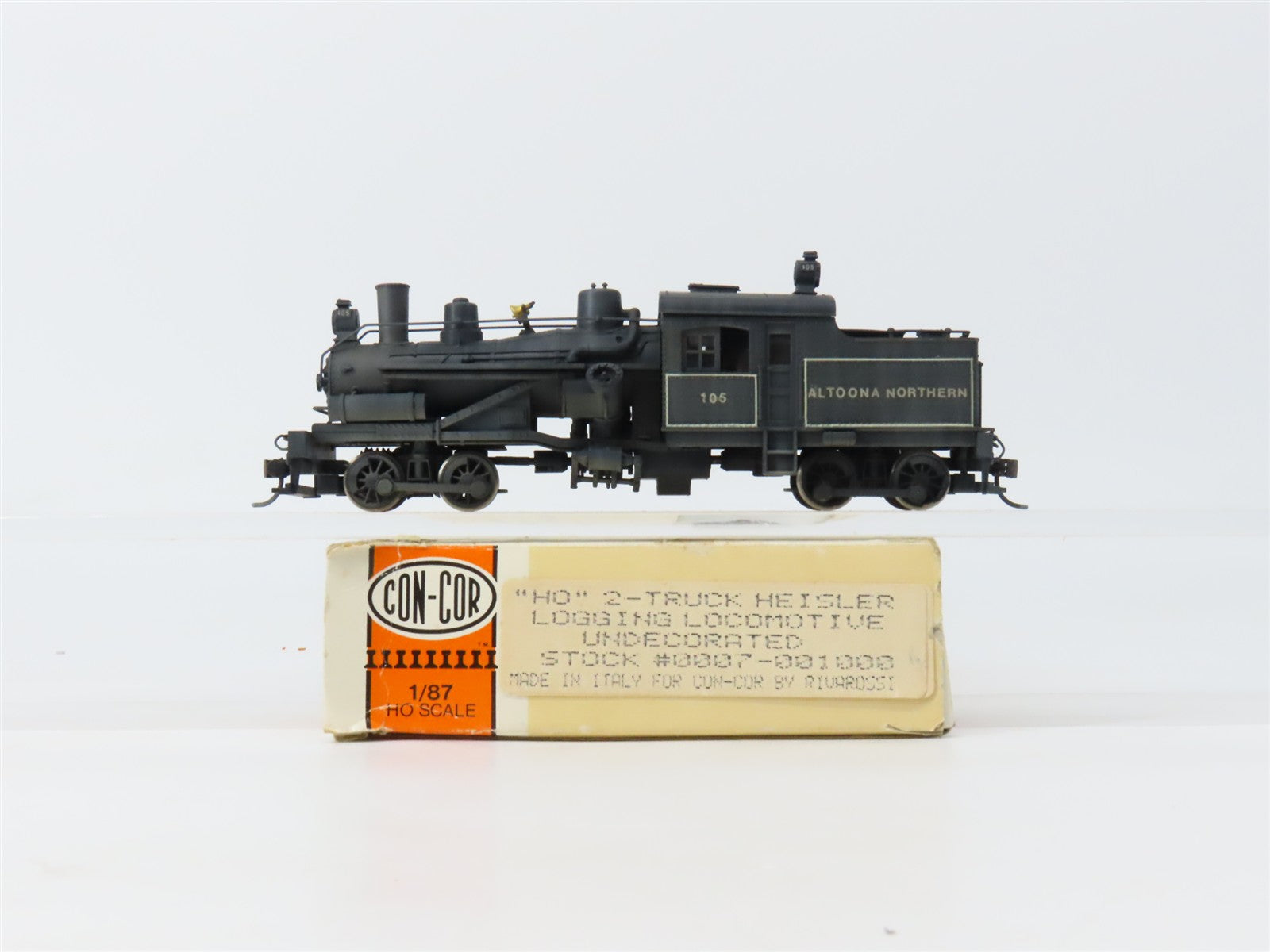 HO Scale Con-Cor 0007-001000 Altoona Northern Steam Loco #105 CUSTOM