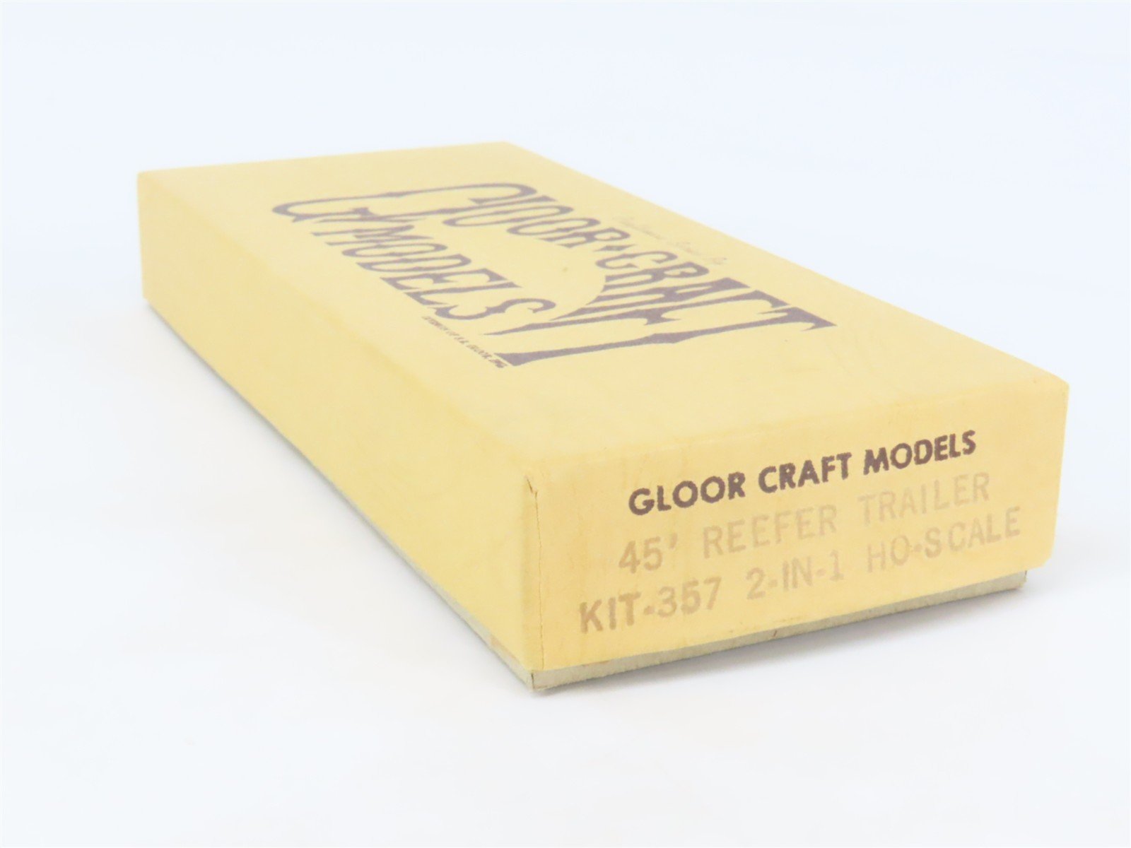 HO Scale Gloor Craft Models 2 in 1 Kit 357 Unpainted 45' Reefer Trailer