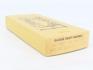 HO Scale Gloor Craft Models 2 in 1 Kit 358 Unpainted 45' Box Van Trailer
