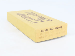 HO Scale Gloor Craft Models 2 in 1 Kit 358 Unpainted 45' Box Van Trailer