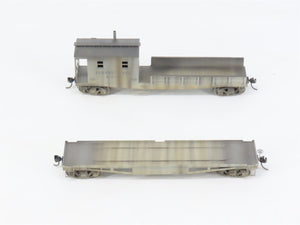 HO Scale PRR Pennsylvania BRASS Boom & Wheel Car Train Set CUSTOM