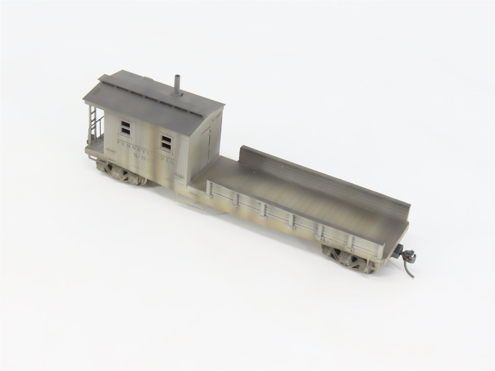 HO Scale PRR Pennsylvania BRASS Boom & Wheel Car Train Set CUSTOM