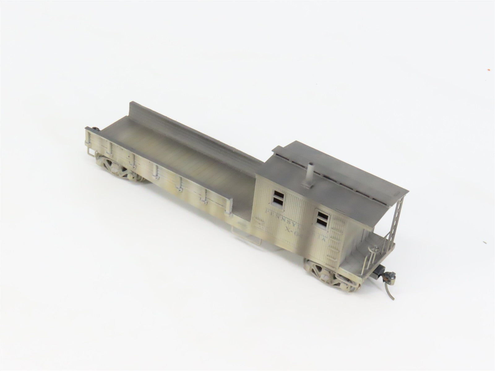 HO Scale PRR Pennsylvania BRASS Boom & Wheel Car Train Set CUSTOM