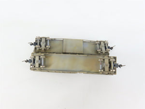 HO Scale PRR Pennsylvania BRASS Boom & Wheel Car Train Set CUSTOM